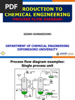 Introduction To Chemical Engineering: - Process Flow Diagram