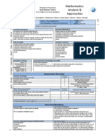 Mathematics: Analysis & Approaches: Unit Question