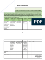 Matriz de Intervenção