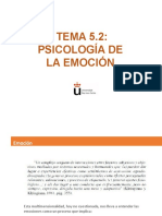 Tema 5.2 Emoción