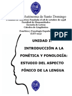 Fonética y A La Fonología Historia, Noción, Objeto y Perspectiva de Estudio, Ramas, Relación, Diferencia y Aplicaciones