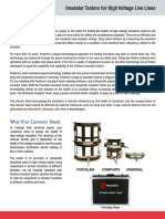 Insulator Testers For High Voltage Live Lines: The Positron Solution