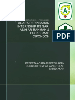 Acara Perpisahan Internship Rs Sari Asih Ar-Rahmah &