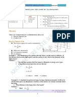 Calculations and The Laws of Illumination