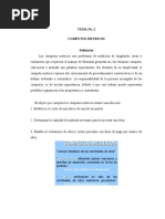 TEMA NO. 2 COMPUTOS METRICOS Y SUS CRITERIOS DE CALCULO. (Tema No. 2)