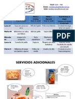 MENU Semanal Del 07 Al 11 MAR