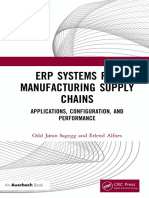 ERP Systems For Manufacturing Supply Chains-Applications, Configuration, and Performance (2019)