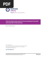 Pharmacological Interventions For Preventing Post-Traumatic Stress Disorder (PTSD) (Review)