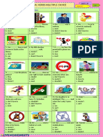 Modal Verbs Multiple Choice: Fill in The Gaps With The Correct Option