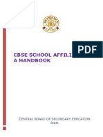 CBSE New Affiliation System SARAS Document