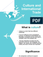 Culture and International Trade: Alizza Anne Asoque