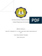 Calibration Volume Lab Report