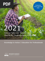 Course Calendar Wageningen Centre For Development Innovation