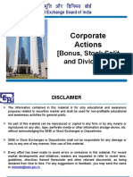 PPT-5 Corporate Action-Dividends, Bonus, Splits Etc