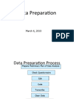 Data Preparation: March 6, 2010