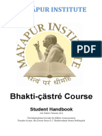 Bhakti Shastri Student Handbook