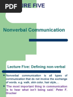 Lecture Five - Non-Verbal - Dec 3, 2017