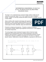 Bucher Hydraulics Coil Information 520-P-100010-En