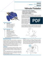 Valvula Flotador de Control de Nivel Claval