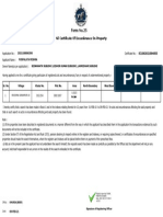 Form No.25: Nil Certificate of Encumbrance On Property