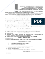 În Acord Cu Regulamentul Cu Privire La Organizarea Şi Desfăşurarea Stagiilor de Practică În UPS Ion Creangă"