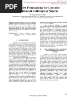 Alhassan 2013 - Shallow Foundations For Low-Rise Residential Buildings in Nigeria