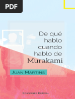 De Que Hablo Cuando Hablo de Murakami