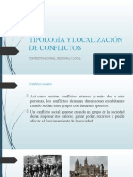 Tipología y Localización de Conflictos