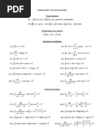 Tabela Das Integrais