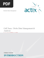 ActixOne Call Trace Management Detail 25th March 2009 DRAFT2