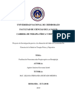 Facilitaciòn Neuromuscular Propioceptiva en Hemiplejìa