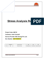 Stress Analysis Report Format