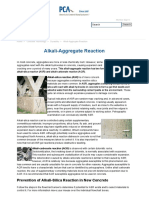 Alkali-Aggregate Reaction: Prevention of Alkali-Silica Reaction in New Concrete