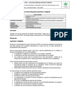 CICLO PHVA PROCESO GESTION Y TRÁMITE Ana Daza Gestion Documental 2207056