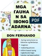 Mga Tauhan Sa Ibong Adarna