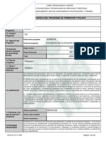 Informe Programa de Formación Titulada (3) Cocina