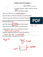 Subject: Chemistry Revision Class Total Marks: 17