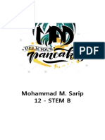 Mohammad M. Sarip 12 - Stem B