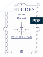 18 Etudes For The Clarinet (Jeanjean, Paul)