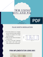 PWM Using 8 0 5 1 A N D P I C: BY Balaji K S Sai Kishore P G