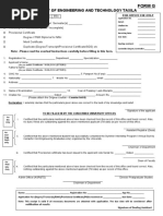 Degree-Transcript-Provisional Form (Form G)