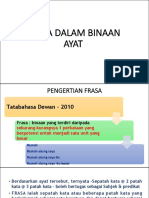 Frasa Dalam Binaan Ayat