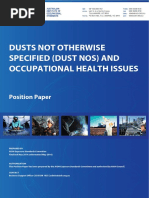 Dusts Not Otherwise Specified and Occupational Health Issues