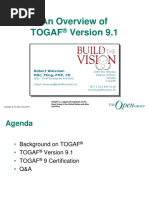 An Overview of Togaf: Robert Weisman MSC, Peng, PMP, CD