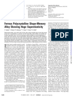 Ferrous Polycrystalline Shape-Memory