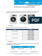 Código de Falha E52 Na Lava e Seca Acqua e Storm Wash - BT - 2019 - LAVA - SECA - ERRO - E52