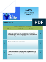 Nata Sample Papers - 6 (Sketching)