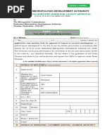 GREEN CHANNEL - Application Cum Scrutiny Form - Part - A