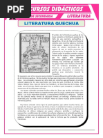 Literatura Quechua para Cuarto de Secundaria