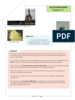 Highlights 1/2: Sulfur Recovery